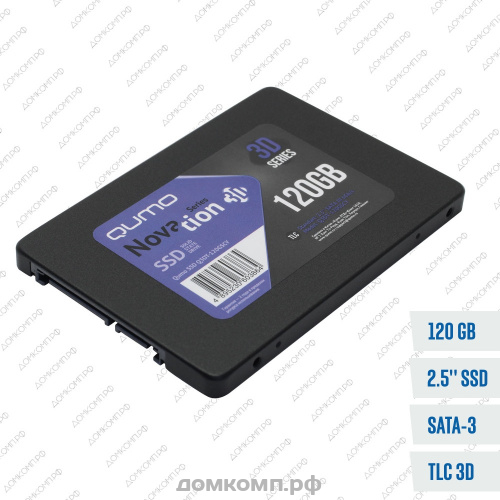 Накопитель SSD 2.5" 120 Гб QUMO Novation [Q3DT-120GSCY]